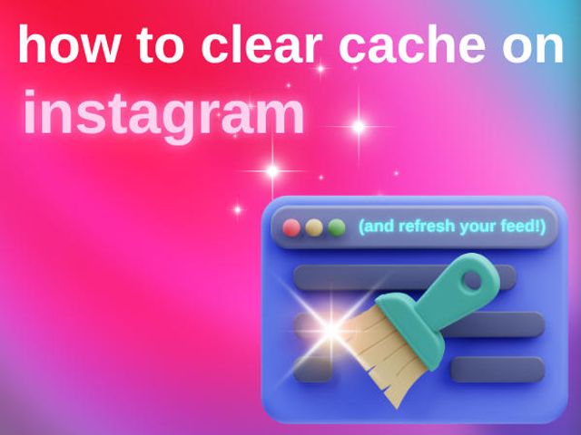 How to clear cache on instagram app