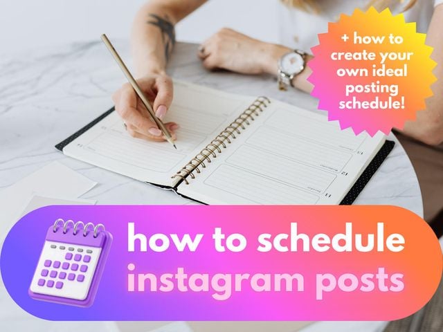 why can't i schedule a post on instagram