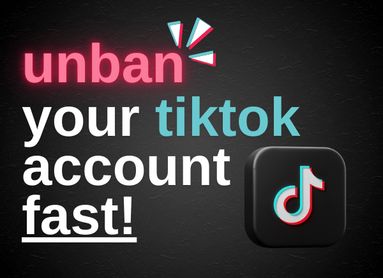 how to unban tiktok account