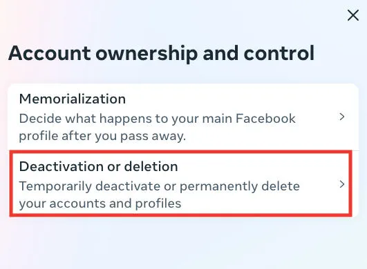 instagram account ownership and control