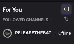 twitch followed channels