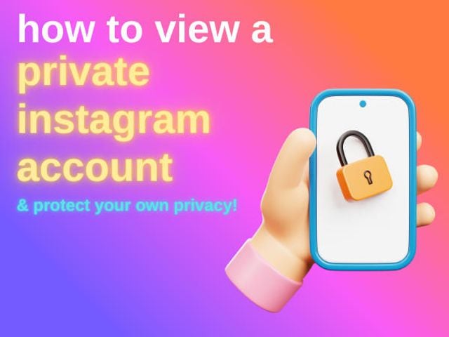 How to view a private instagram account free