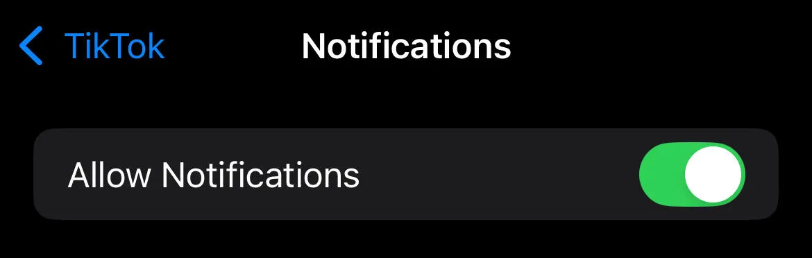 enable notifications on device