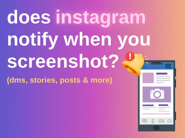 does instagram show screenshots on dms