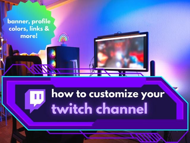 how to make a banner for twitch