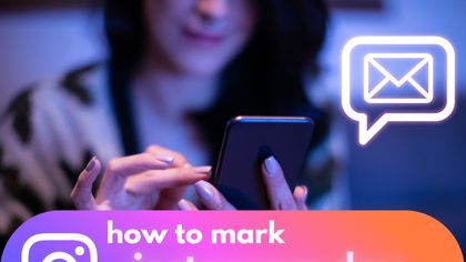 can you mark instagram messages as unread