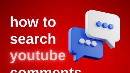 how to search youtube comments