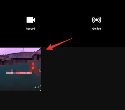 youtube choose video from camera roll