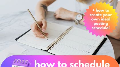 why can't i schedule a post on instagram