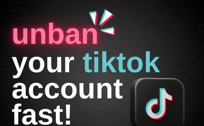 how to unban tiktok account